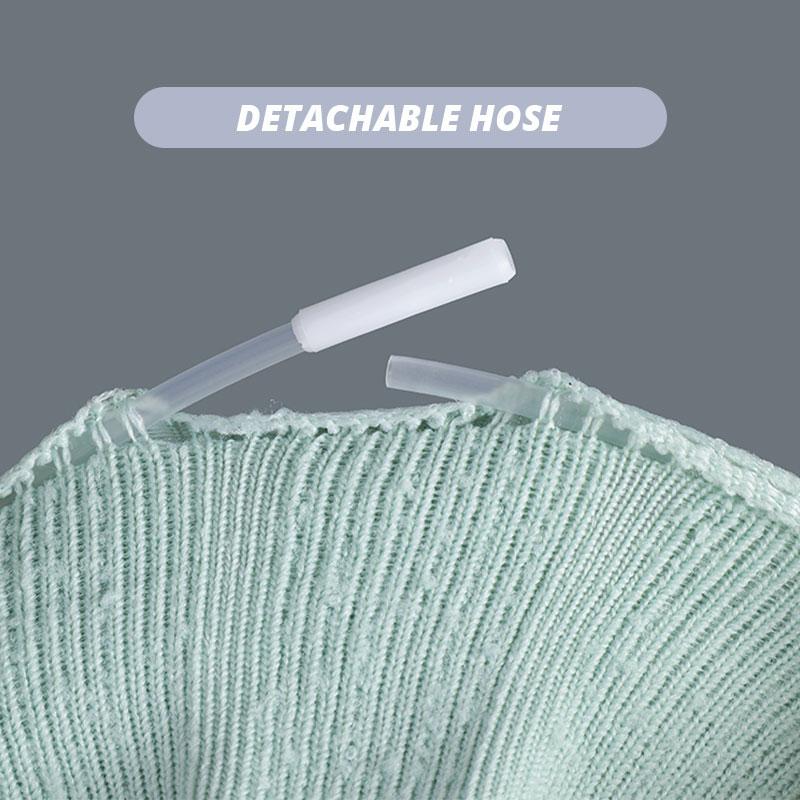 Knitted Toilet Seat Cover with Handle – product image