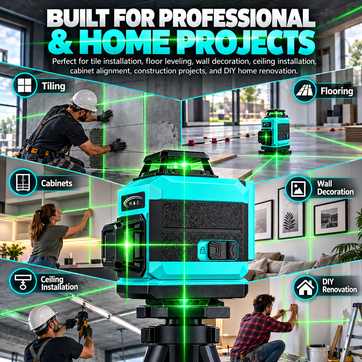 Self-Leveling Multi-Line Laser Level – product image