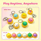 🔥 LAST DAY 49% OFF🔥  Cute Dumpling Pressable Fidget Keychain - touch sensing light