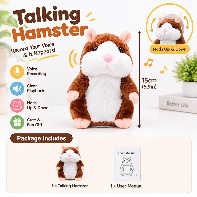 Talking Hamster Plush – product image