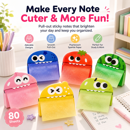 Continuous-Dispensing Translucent Sticky Notes – product image