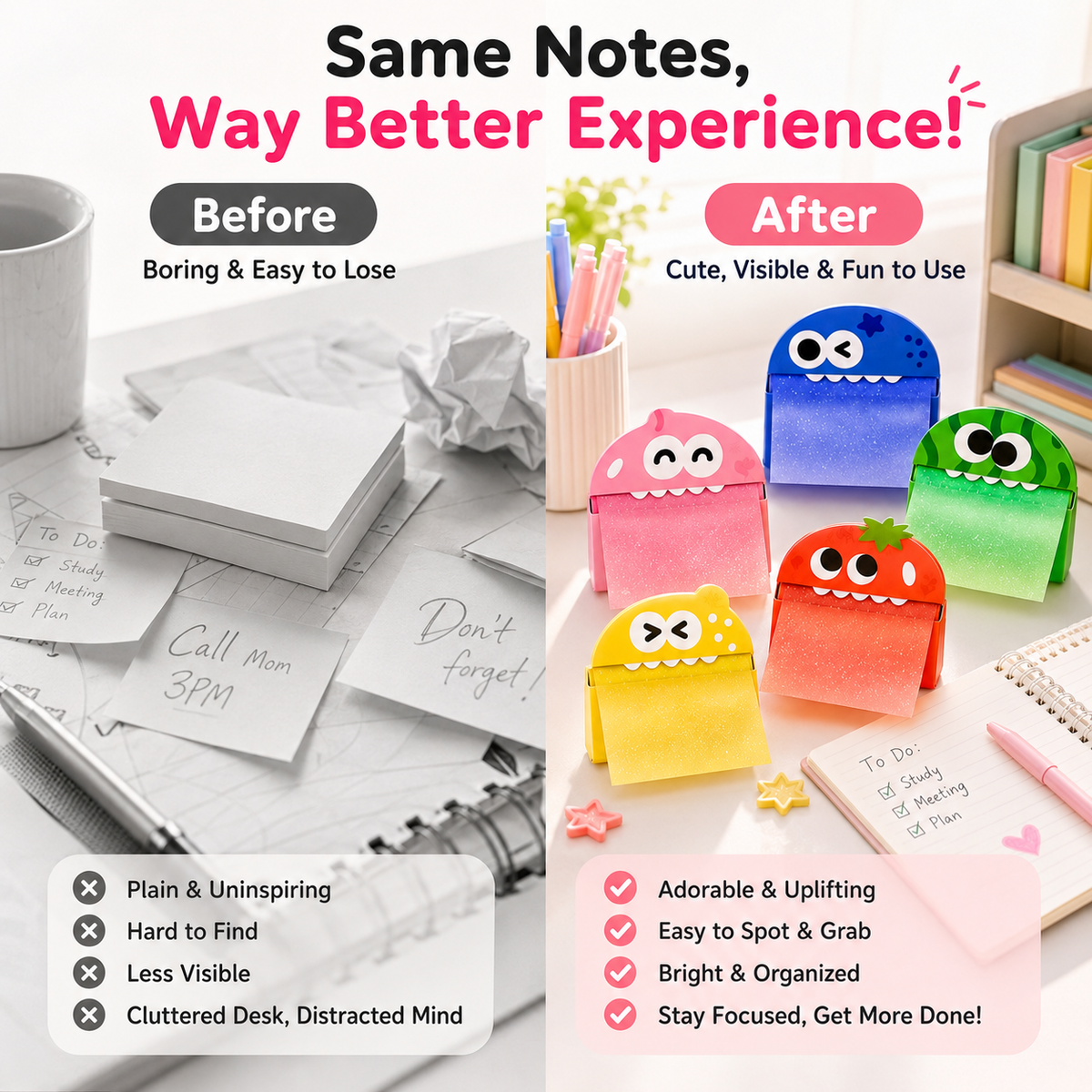 Continuous-Dispensing Translucent Sticky Notes – product image