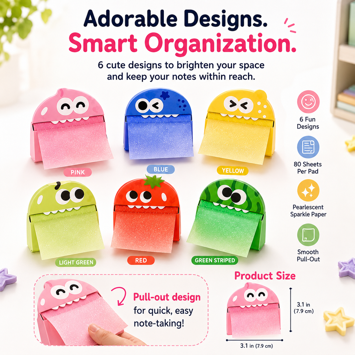 Continuous-Dispensing Translucent Sticky Notes – product image