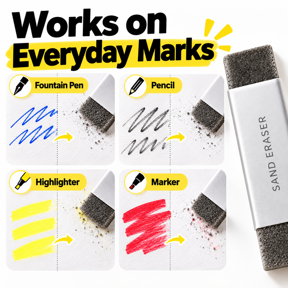 Abrasive Eraser for Pen and Pencil Marks – product image