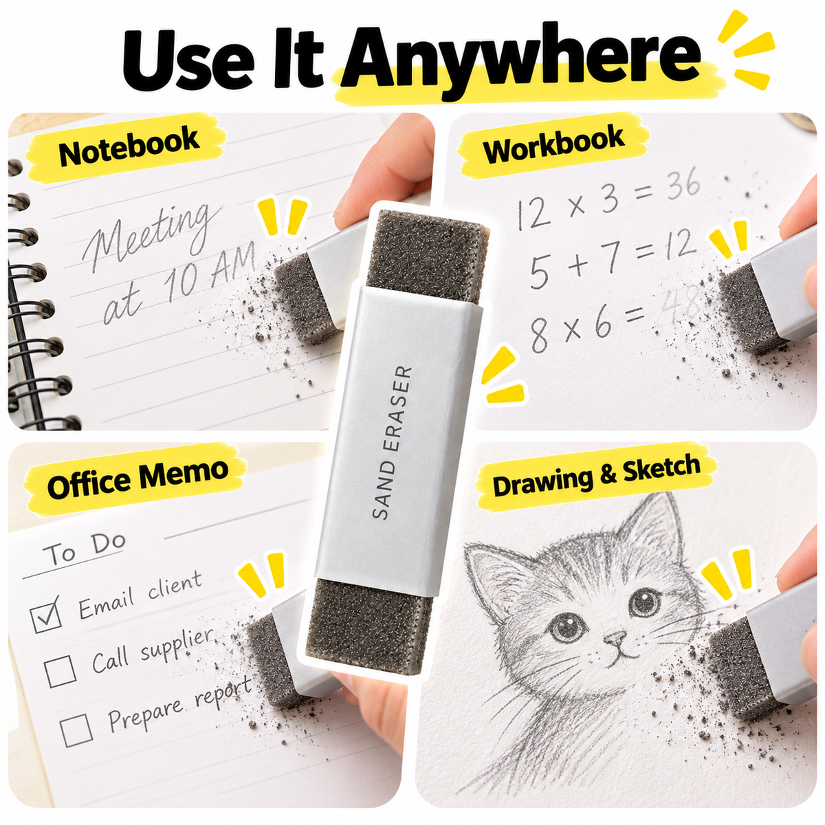 Abrasive Eraser for Pen and Pencil Marks – product image