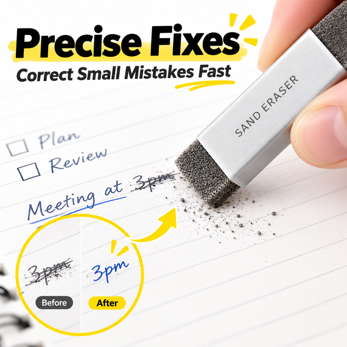 Abrasive Eraser for Pen and Pencil Marks – product image