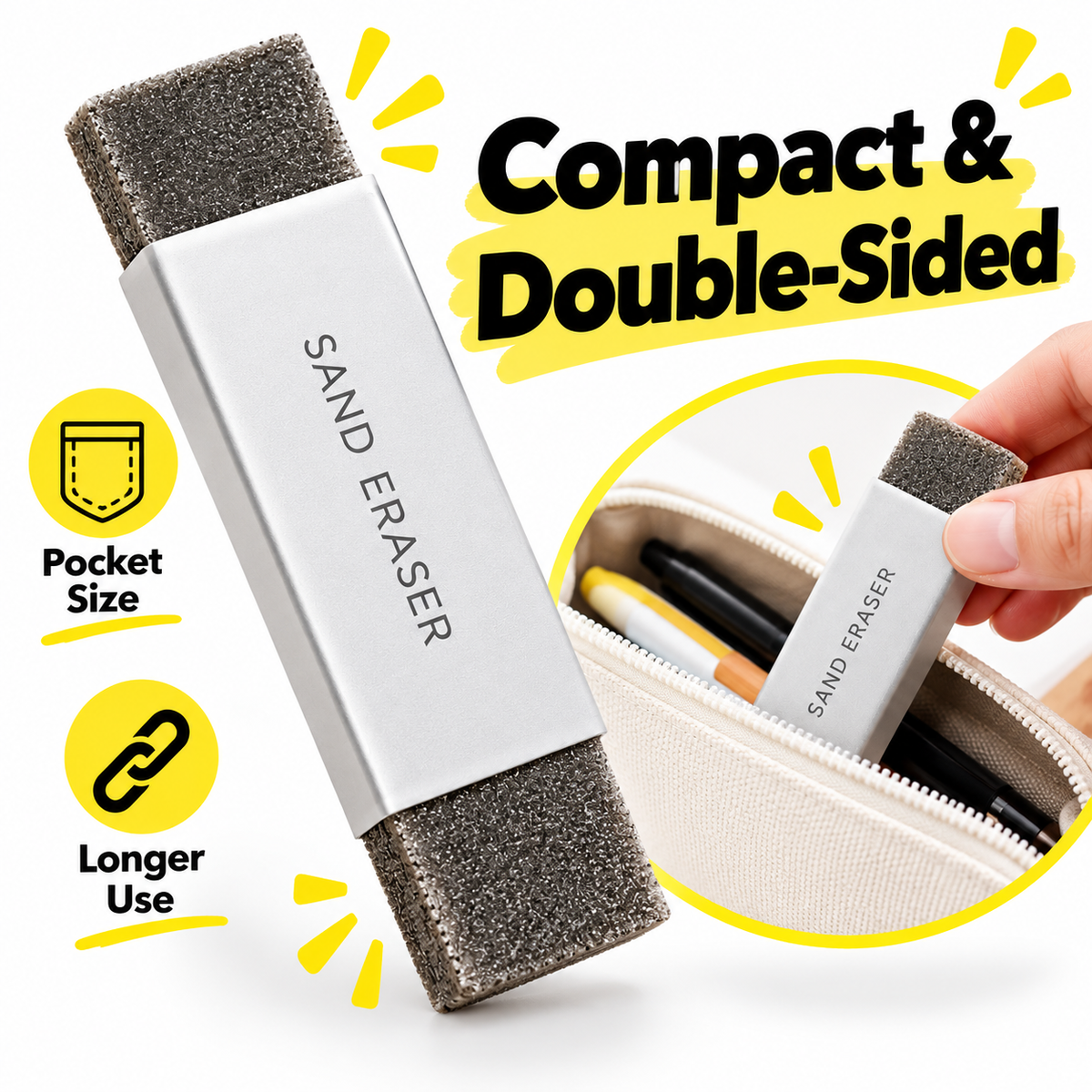 Abrasive Eraser for Pen and Pencil Marks – product image