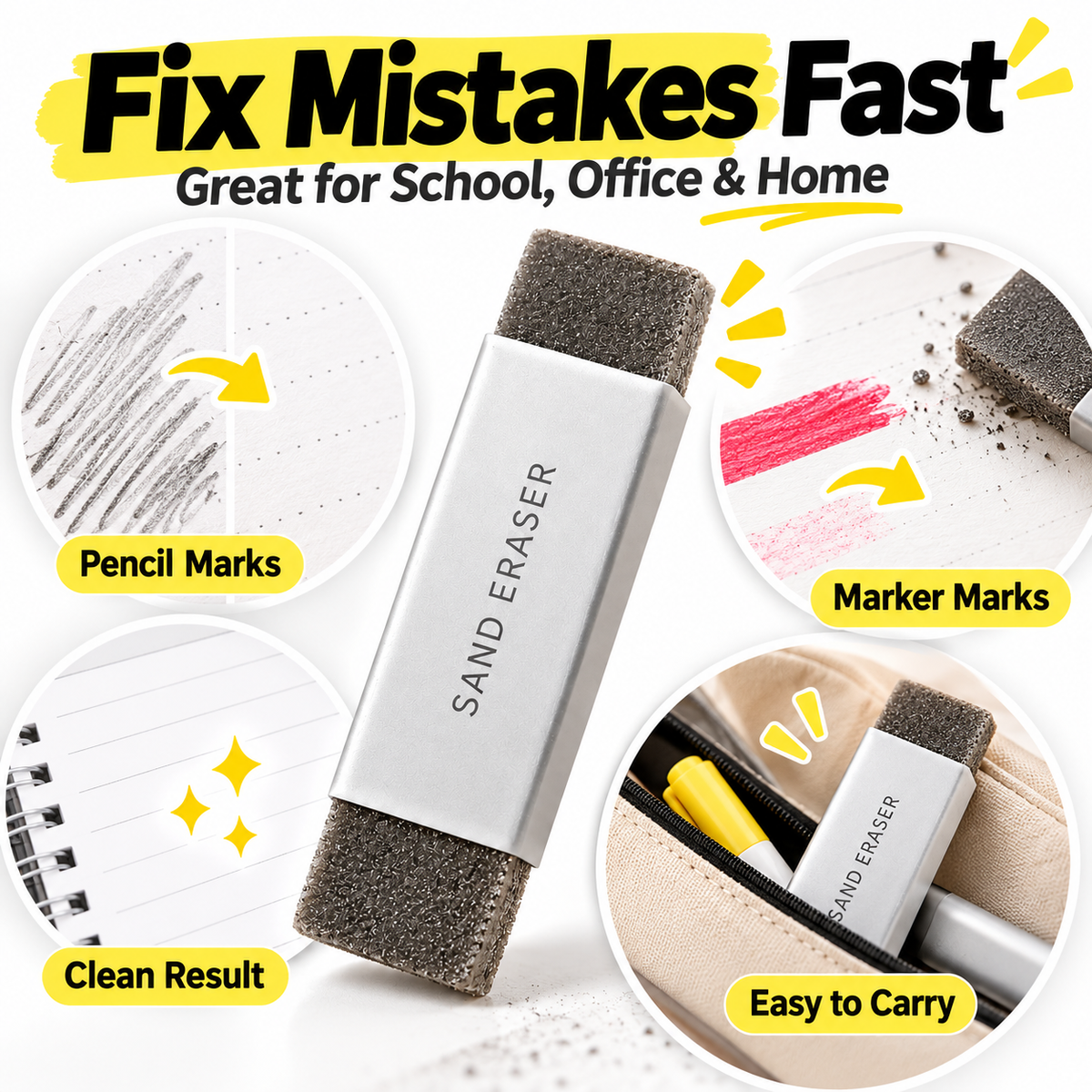 Abrasive Eraser for Pen and Pencil Marks – product image