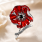 🕊️🌺 80 Years of Freedom — VE Day Anniversary Poppy Brooch