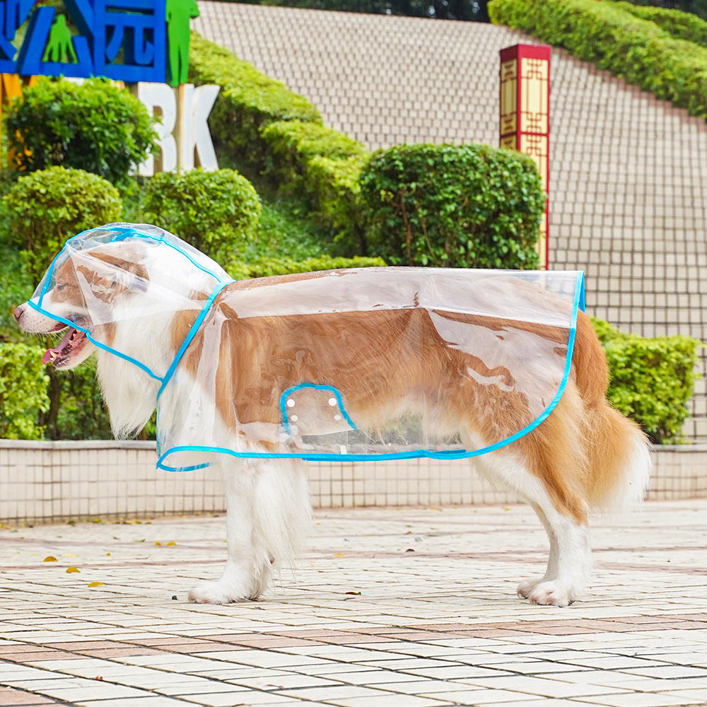Clear Dog Raincoat – product image