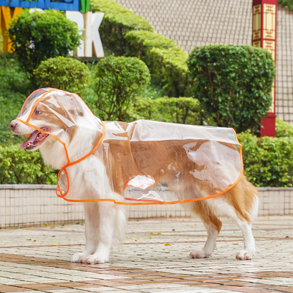 Clear Dog Raincoat – product image