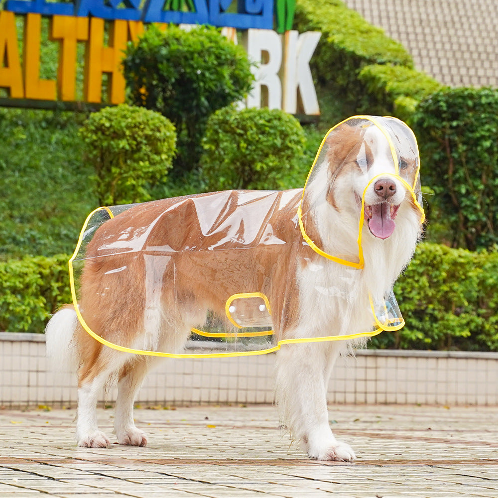 Clear Dog Raincoat – product image