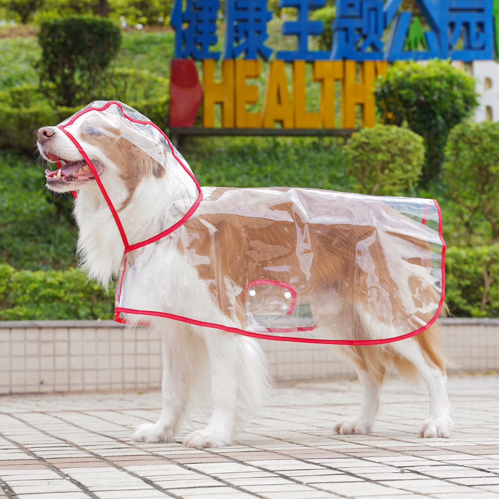 Clear Dog Raincoat – product image