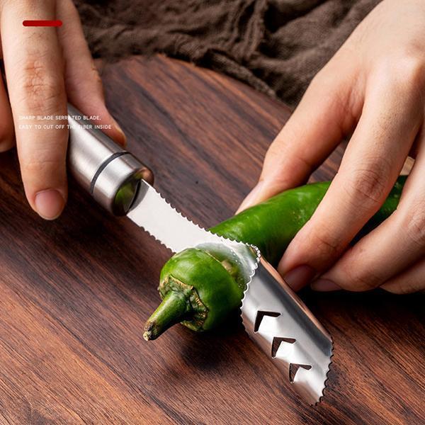 Stainless Steel Pepper Corer – product image