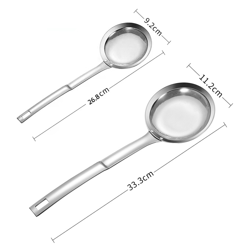 Fine-Mesh Stainless Steel Colander – product image