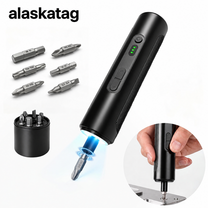 🔧 Compact Cordless Electric Screwdriver Set