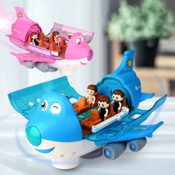 Bump-and-Go Toy Airplane – product image