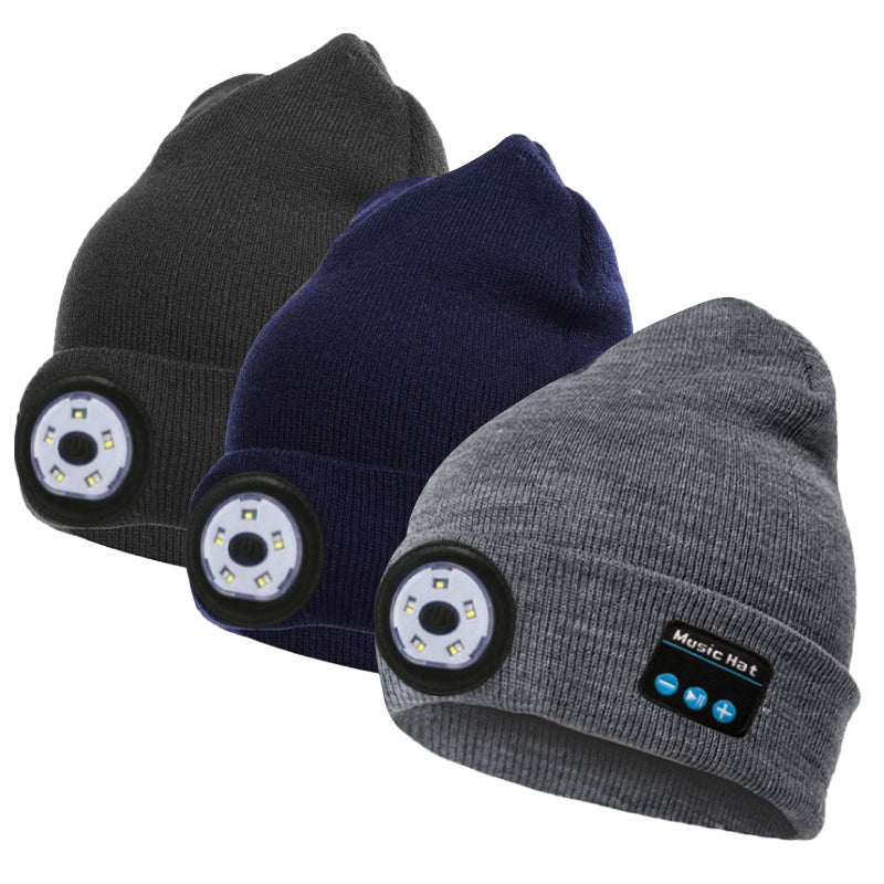 Bluetooth Beanie with LED Light – product image