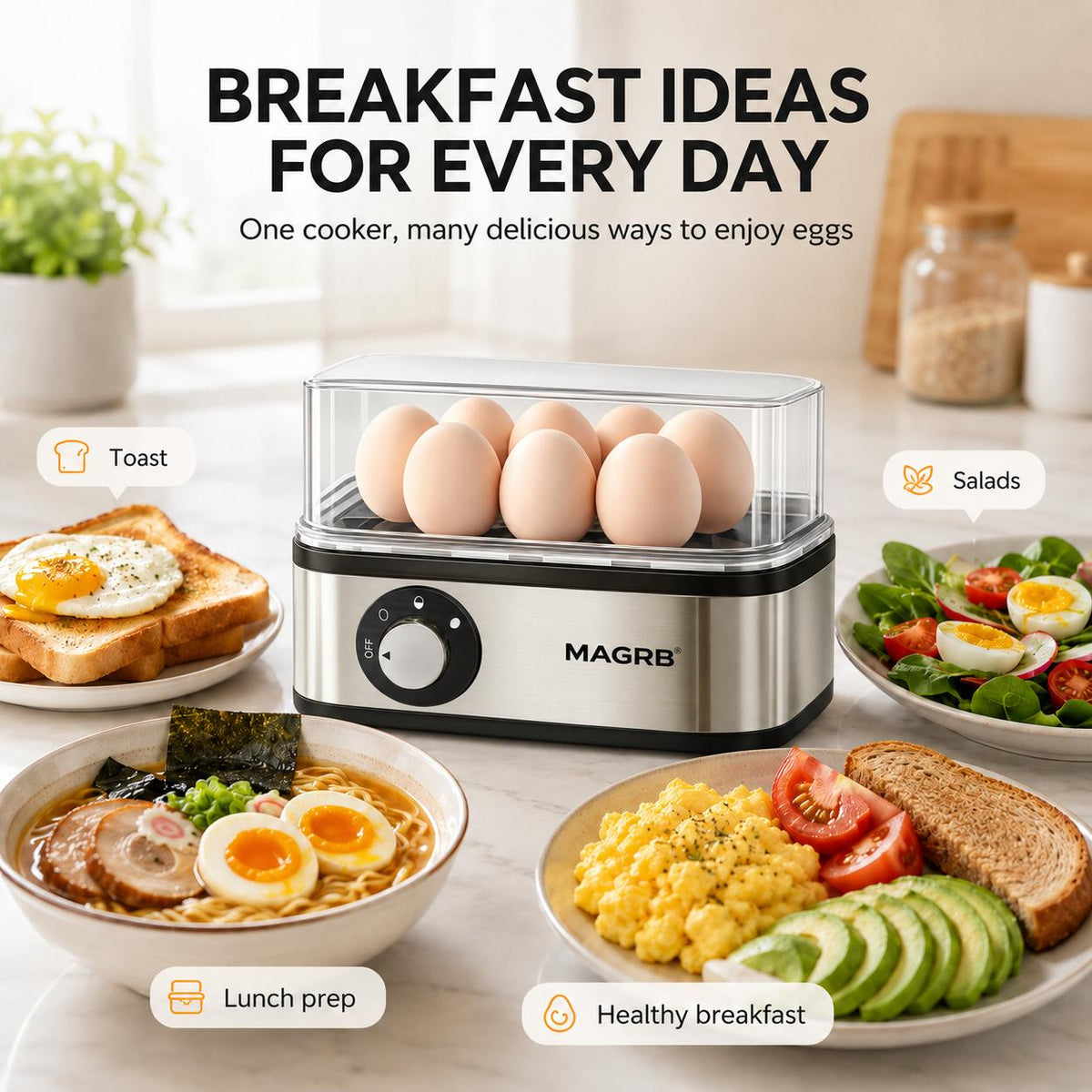 Multifunctional Electric Egg Cooker – product image