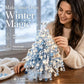 🌲DIY Beaded Christmas Tree Kit – Handmade Craft Gift with Angel Topper, Colorful Mini Holiday Decor for Desk & Tabletop (Complete All-in-One Set)