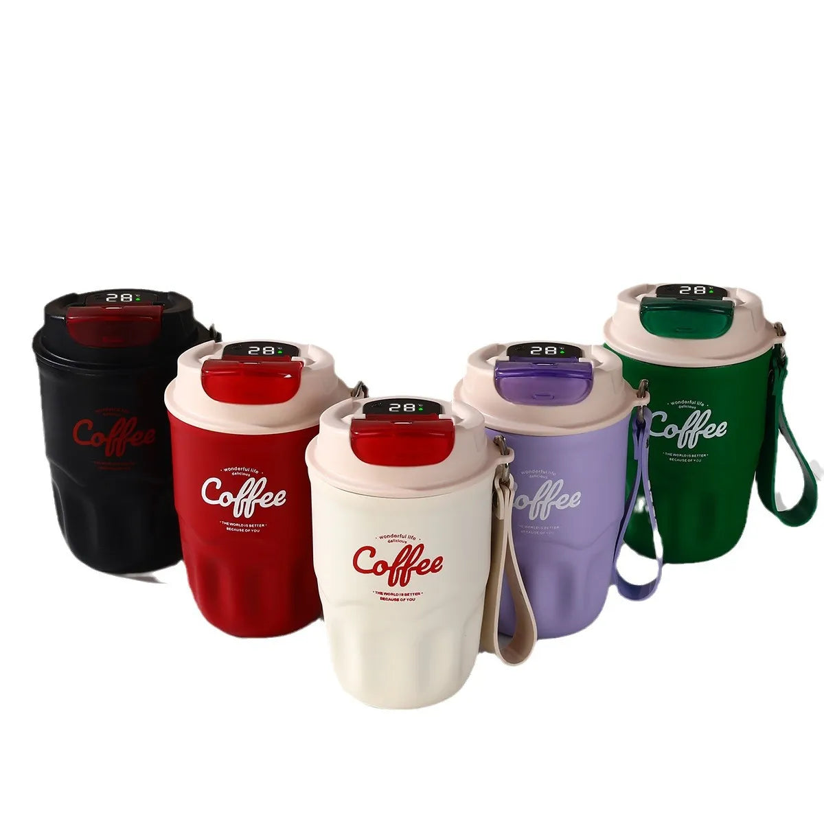 Temperature Display Travel Mug – product image