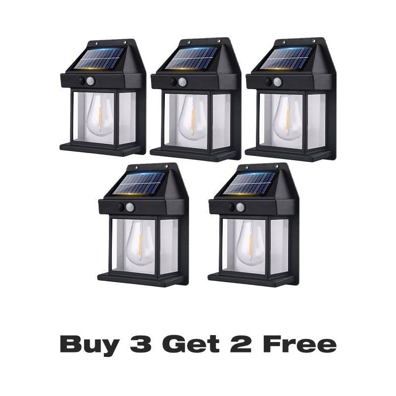 Solar Motion-Sensor Wall Light – product image