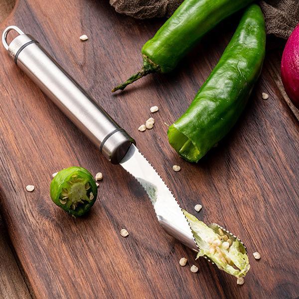 Stainless Steel Pepper Corer – product image