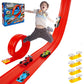 🏎️ Flexible Racing Track Set with 4 Cars for Build-Your-Own Adventures