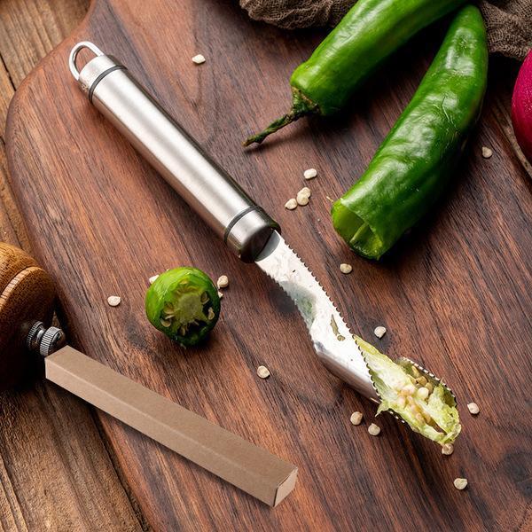 Stainless Steel Pepper Corer – product image