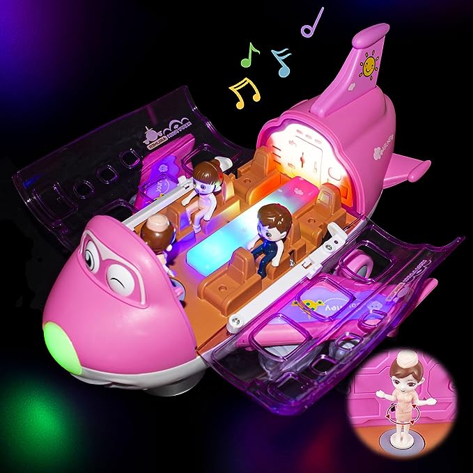 Bump-and-Go Toy Airplane – product image