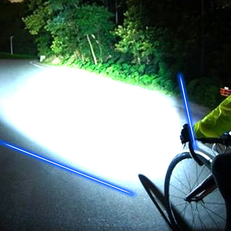 Portable Dual-Head LED Bike Light – product image