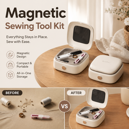 Magnetic Sewing Kit with Organizer – product image