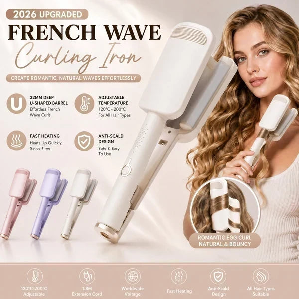 Ceramic Triple-Barrel Hair Waver – product image