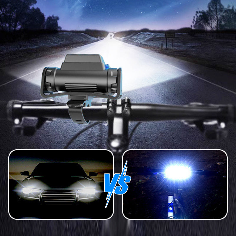 Portable Dual-Head LED Bike Light – product image