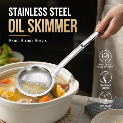 Fine-Mesh Stainless Steel Colander – product image