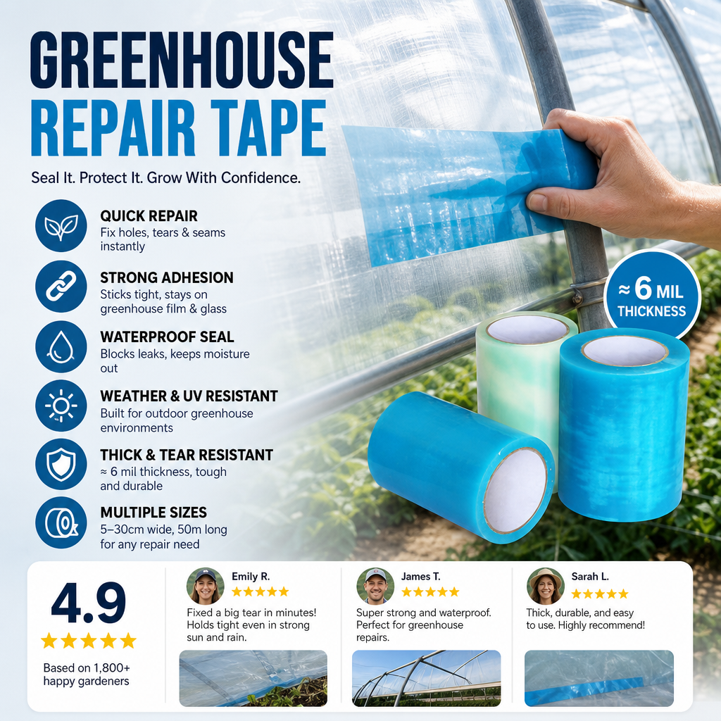 Weather-Resistant Greenhouse Repair Tape – product image