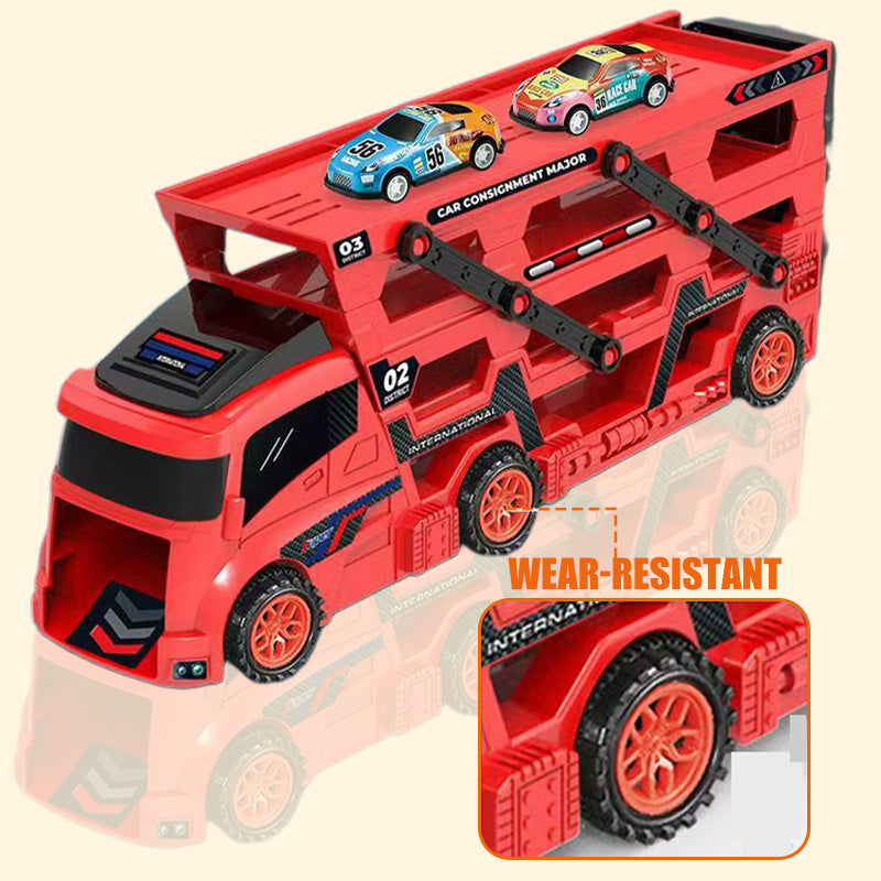 Car Carrier Toy with Track and Launcher – product image