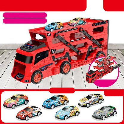 Car Carrier Toy with Track and Launcher – product image