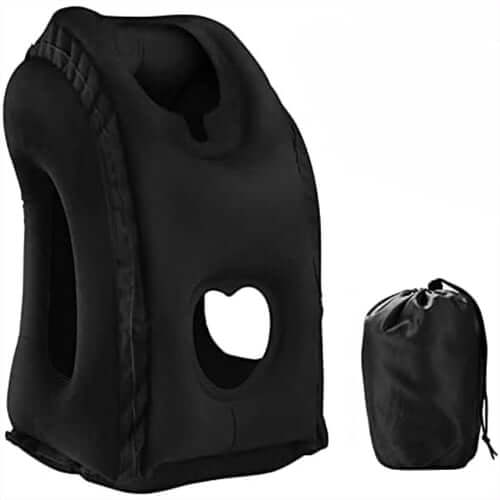 Inflatable Ergonomic Travel Pillow – product image