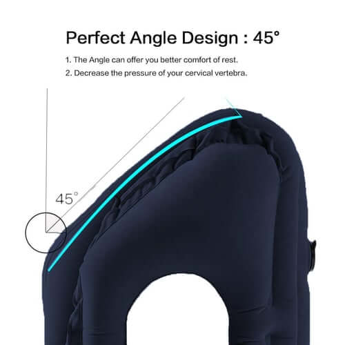 Inflatable Ergonomic Travel Pillow – product image