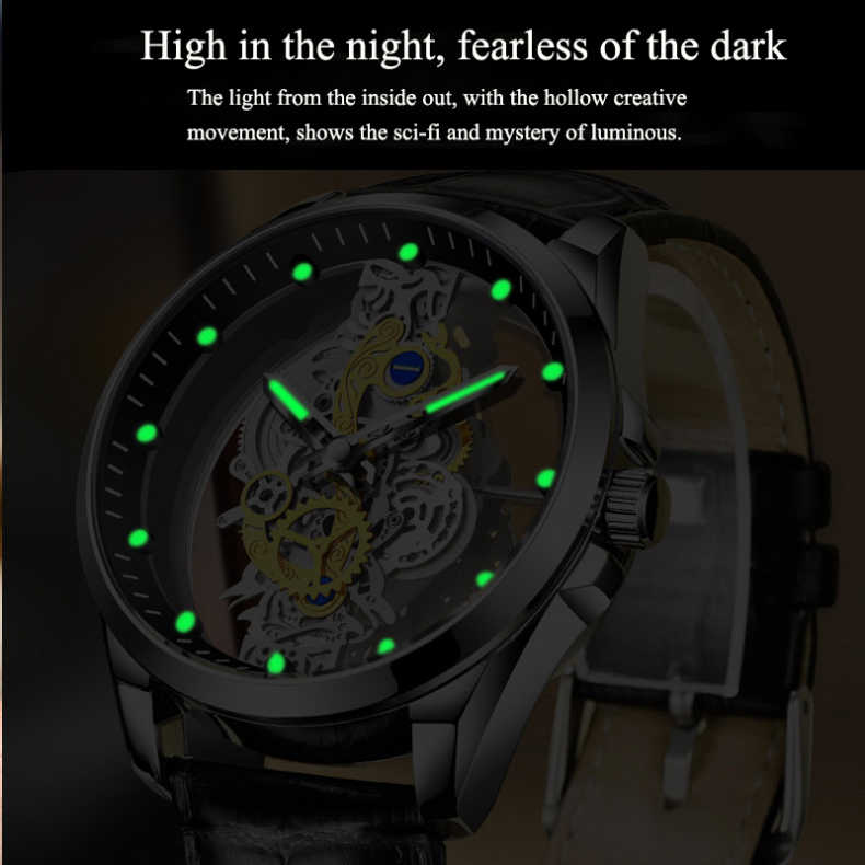 Double-Sided Skeleton Watch – product image