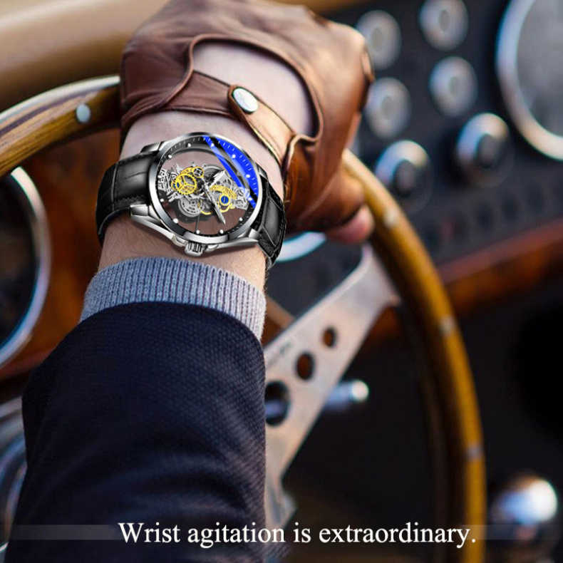 Double-Sided Skeleton Watch – product image