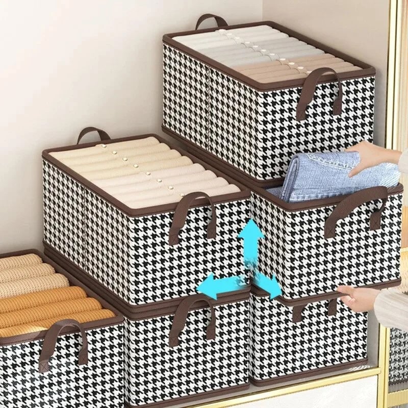 👖 Foldable Jeans Organizer for Closet – Save 60% Space & Find Pants in 1 Second! 🏠