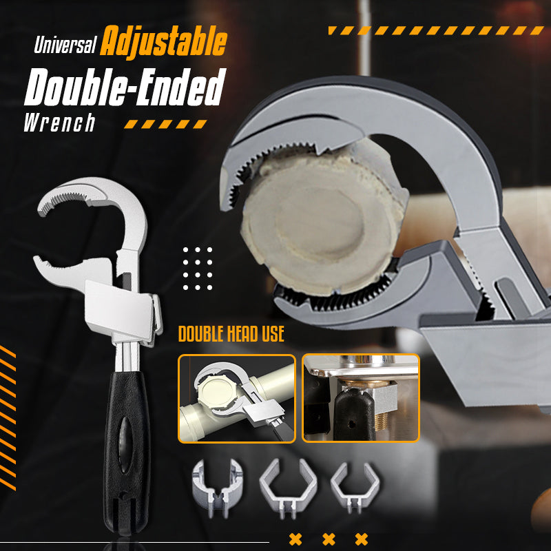 Double-Ended Adjustable Plumbing Wrench – product image