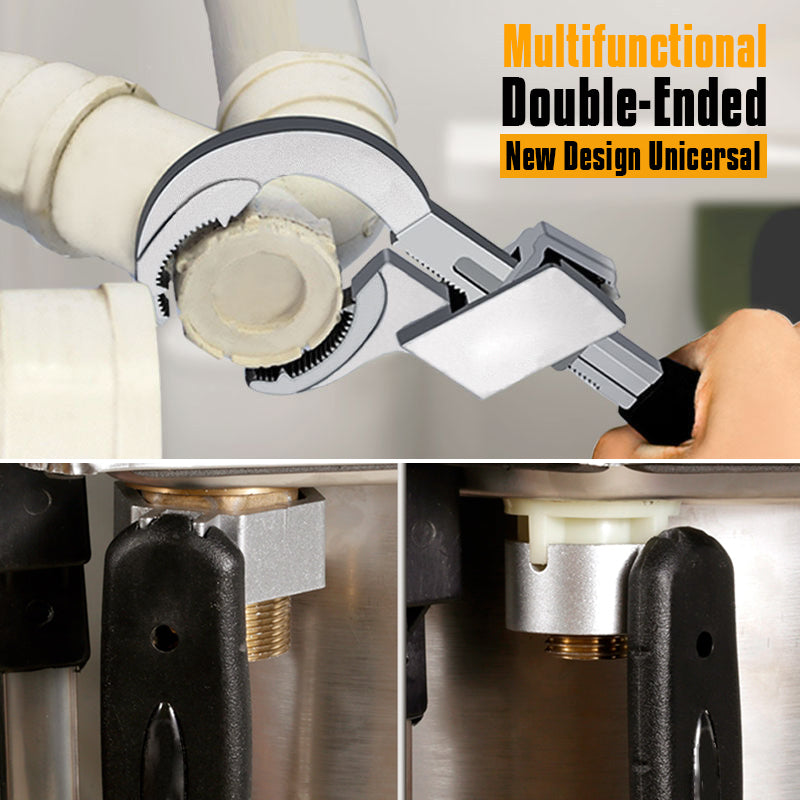 Double-Ended Adjustable Plumbing Wrench – product image