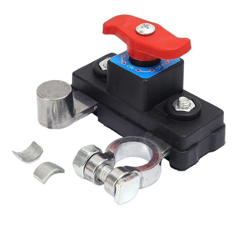 🔥One-Hand Operation🔥Car Battery Disconnect Switch – Protect Your Car Battery & Cut Power Instantly!