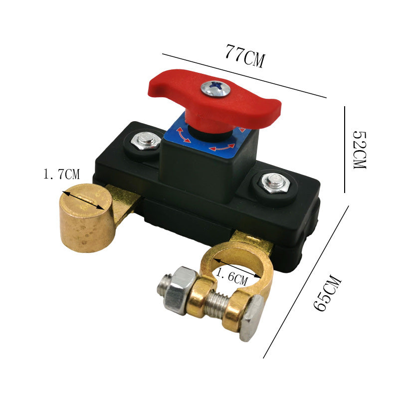 🔥One-Hand Operation🔥Car Battery Disconnect Switch – Protect Your Car Battery & Cut Power Instantly!