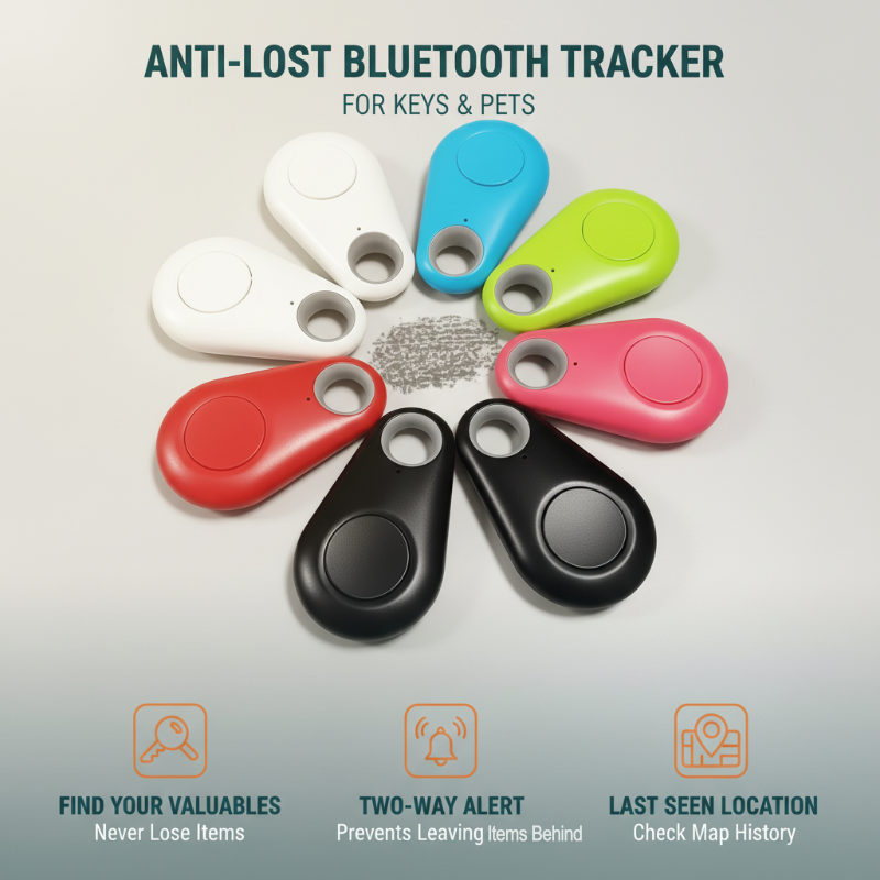 Anti-Lost Bluetooth Tracker for Keys & Pets