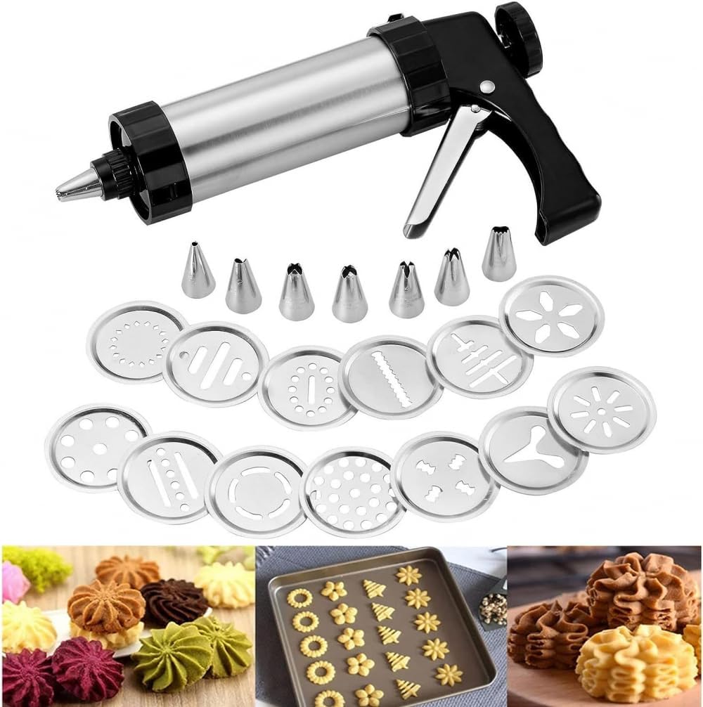 Stainless Steel Cookie Press Set – product image