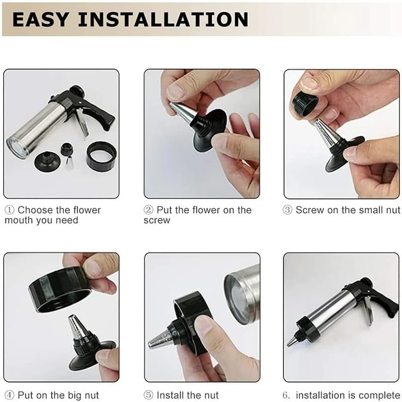 Stainless Steel Cookie Press Set – product image
